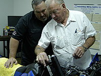 Test Fitting a GPR Motorcycle Steering Damper